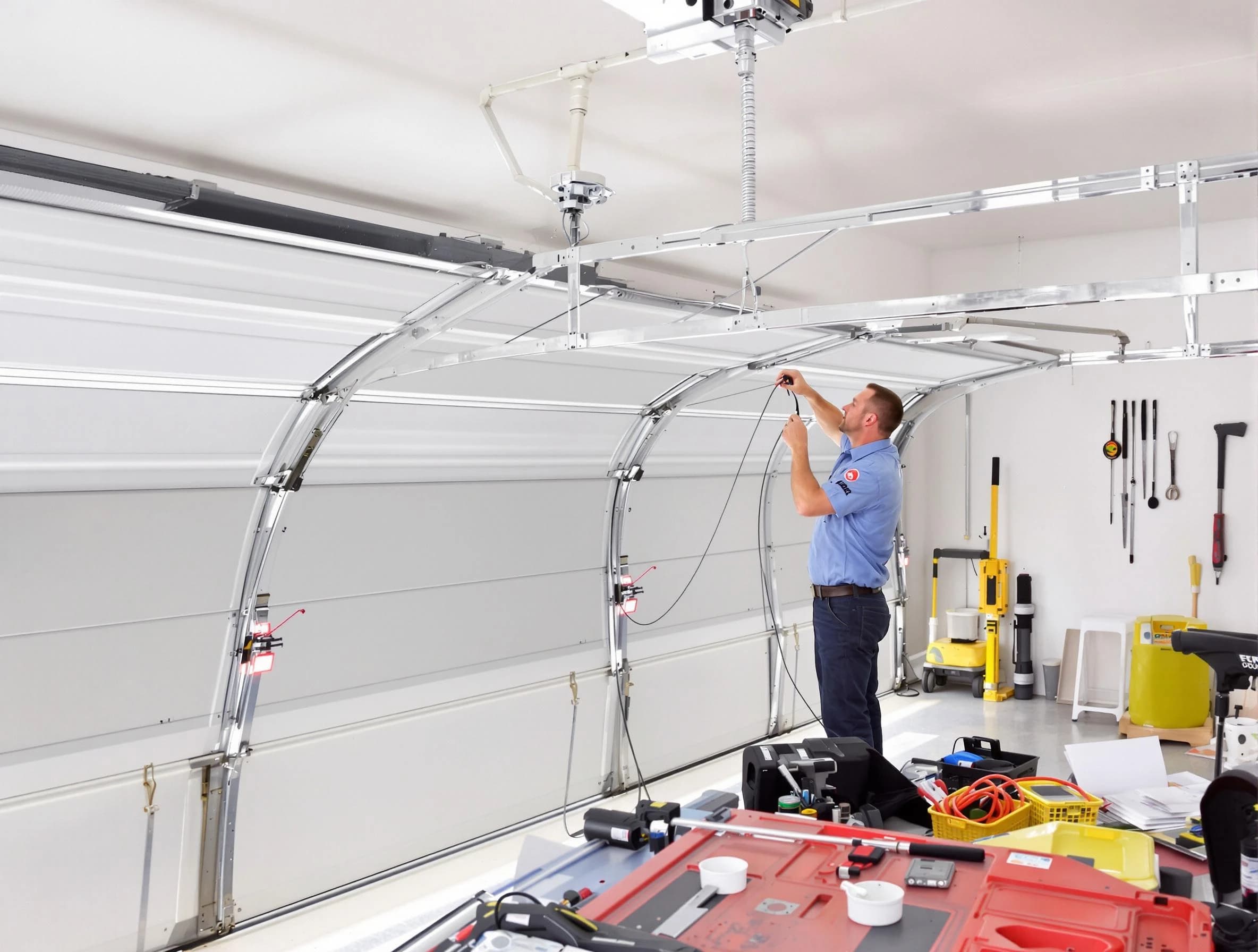 Garage door cable repair service by Worcester Garage Door Repair in Worcester