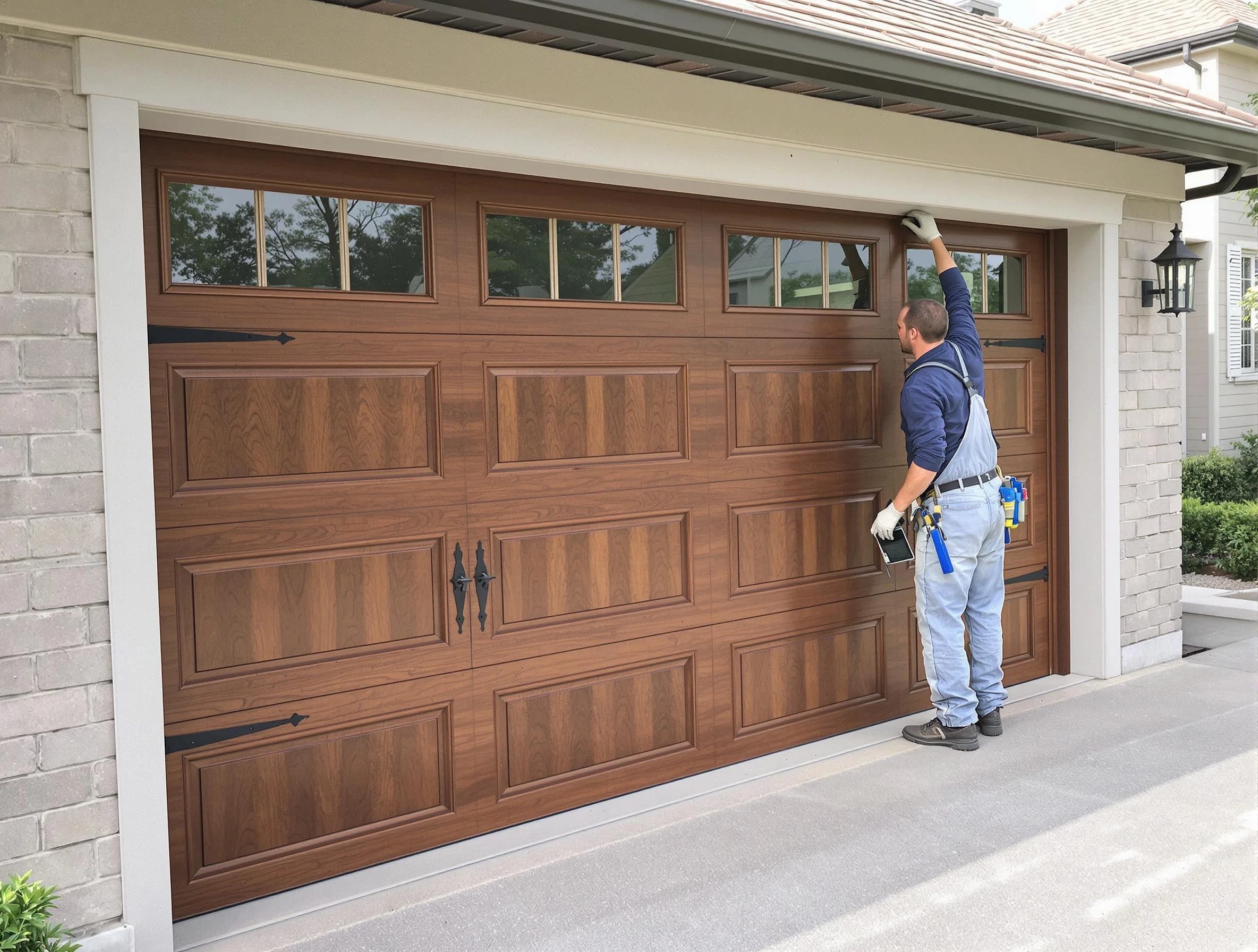 Custom garage door showcase by Worcester Garage Door Repair in Worcester