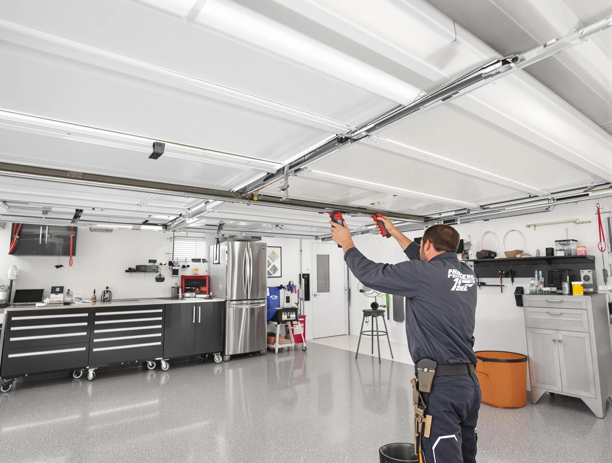 Overhead garage door repair service by Worcester Garage Door Repair in Worcester