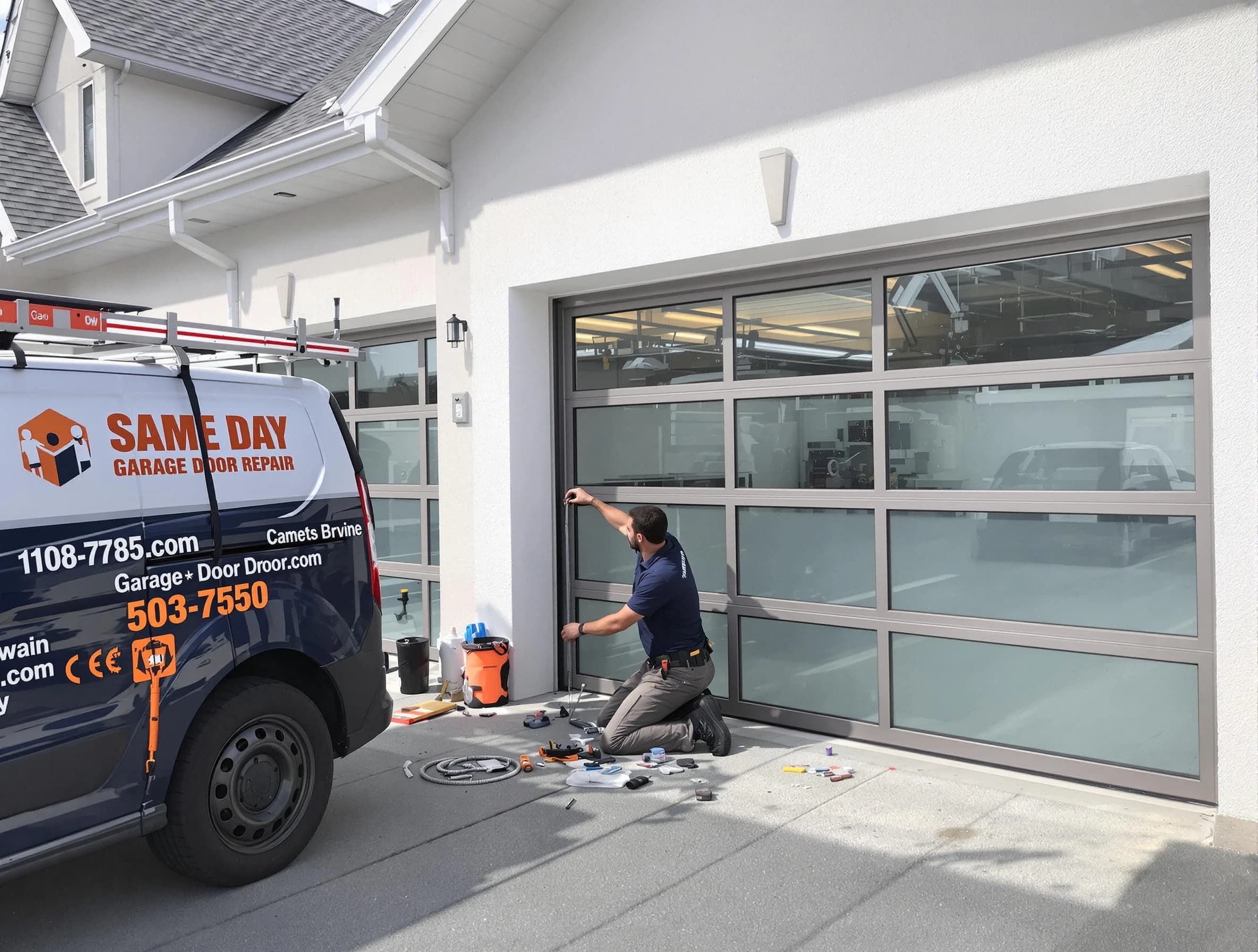 Same-day garage door repair service by Worcester Garage Door Repair in Worcester