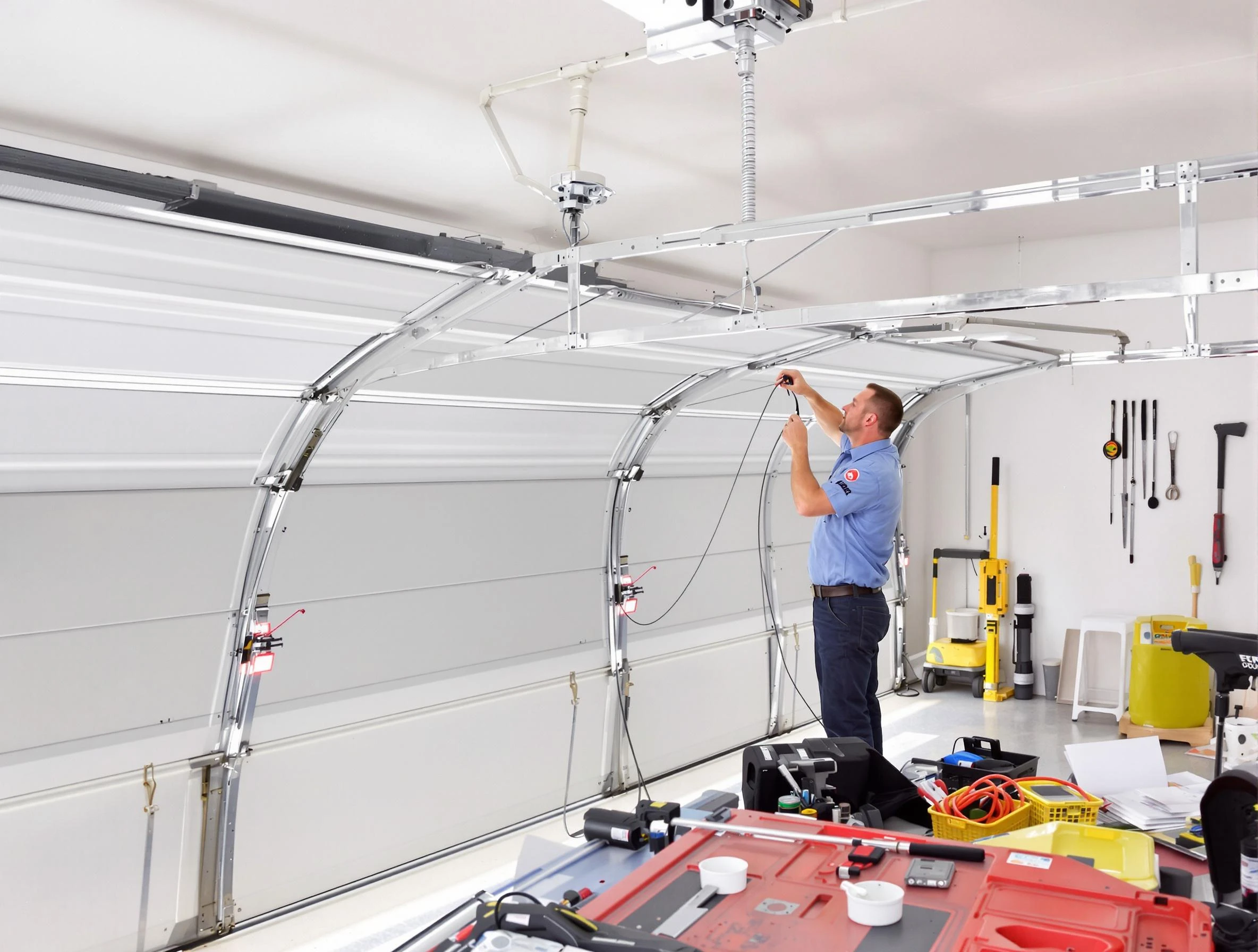 Garage door cable repair service by Worcester Garage Door Repair in Worcester
