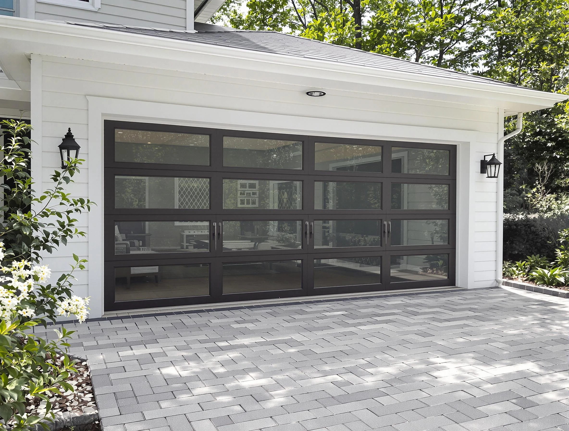 Worcester Garage Door Repair design specialist presenting custom garage door options to Worcester homeowner