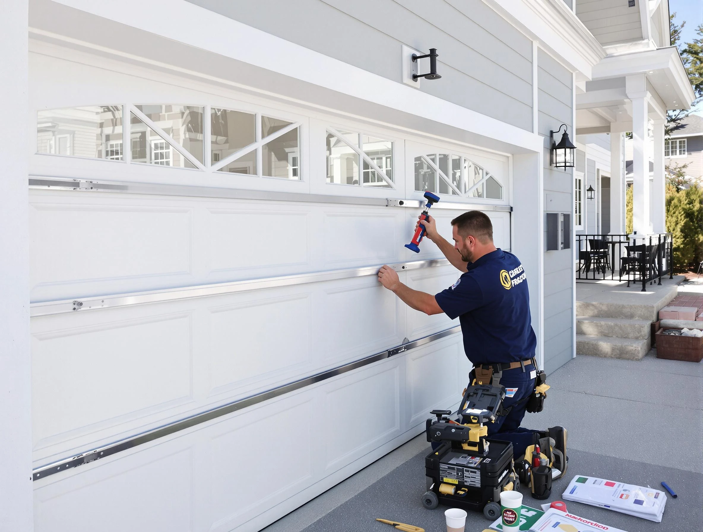 Professional garage door installation by Worcester Garage Door Repair in Worcester