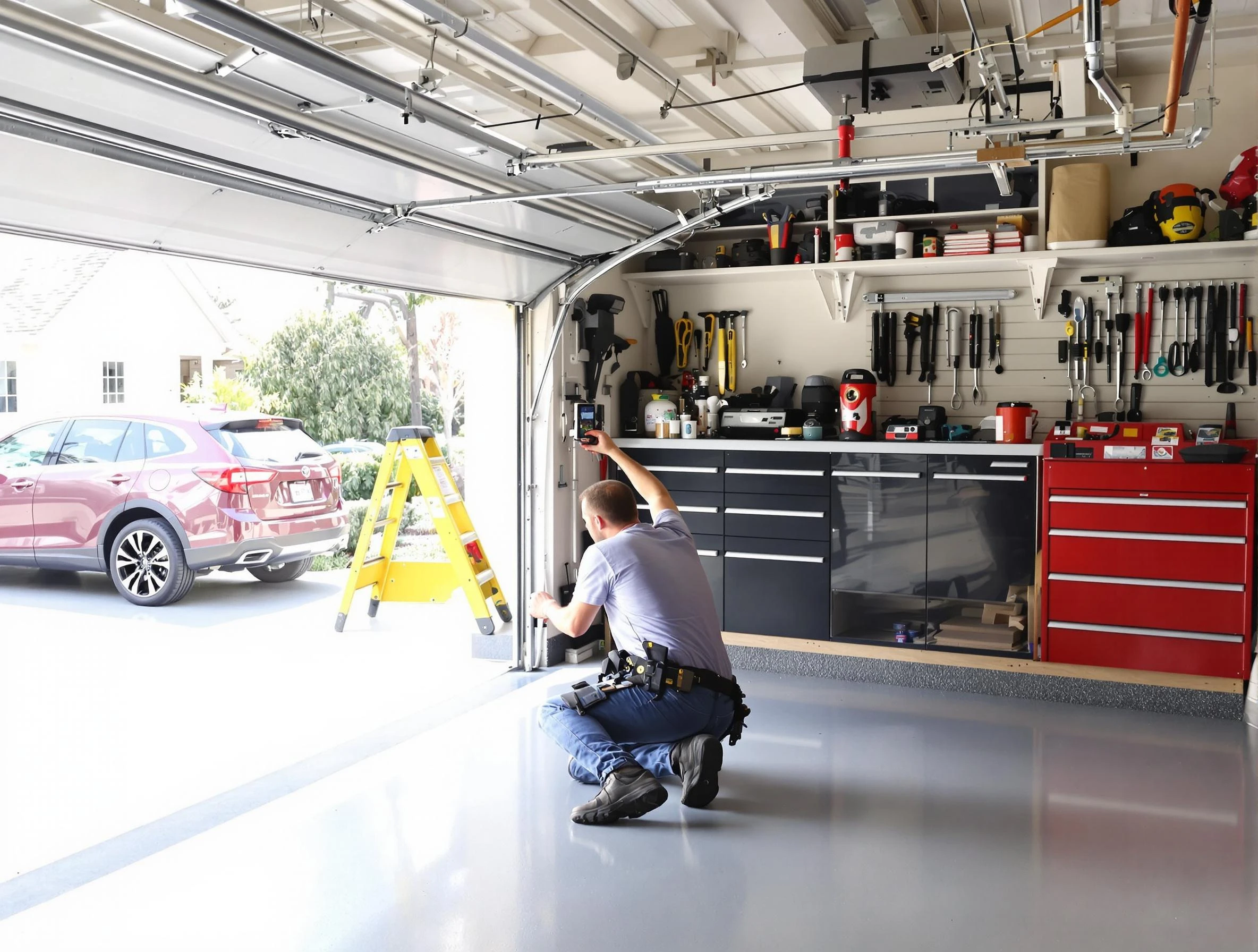 Local garage door repair service by Worcester Garage Door Repair in Worcester