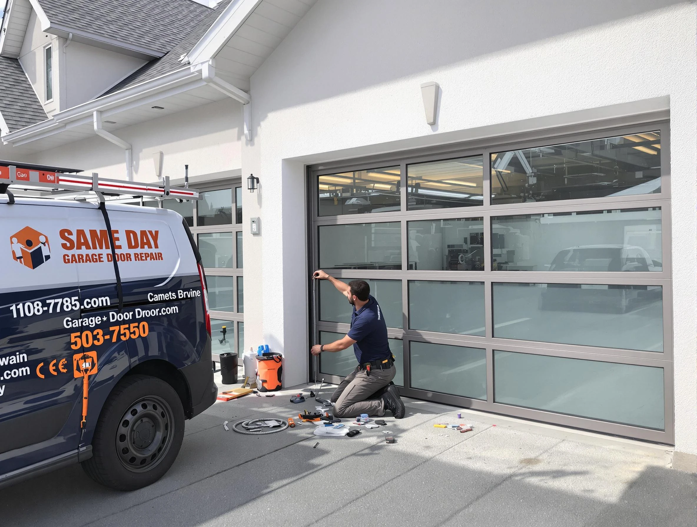 Same-day garage door repair service by Worcester Garage Door Repair in Worcester